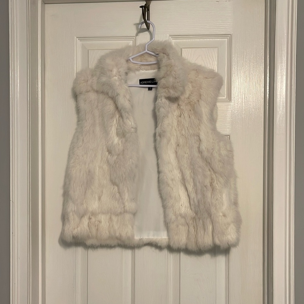 Real fur vest. Worn once